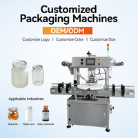 Machine de scellage de films avec tête de scellage réglable en hauteur, scelleuse pour gobelets en plastique, plateaux et boîtes en aluminium pour sauces et plats préparés