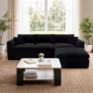 Sofá Seccional Modular Comprimido, Sin Herramientas, Sin Ensamblaje, Combinable Libremente, Sofá Sin Estructura, EE. UU. - Product Image 6