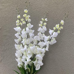 O-271 Fiori Artificiali in Seta, <span class=keywords><strong>Campanula</strong></span> a Stelo Lungo, Giglio della Valle Bianco, <span class=keywords><strong>Campanula</strong></span> Artificiale - Product Image 5