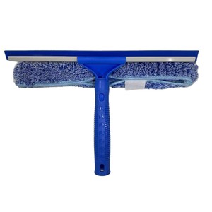 Universal Window Cleaner 2 In 1 Glass <b>Scraper</b> Double Sided With Microfiber Pad For Household Glass <b>Cleaning</b> - Product Image 4