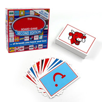 Plateau de jeu de divertissement pour adultes et enfants conçu sur mesure fabrication de carton de jeu de société de fête de famille éducative