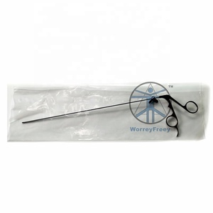 Transforaminal Endoscope Instrument <strong>3</strong>*330mm Medical Spine Endoscope Grasping <strong>Forceps</strong> Serrated <strong>Forceps</strong> - Product Image 1