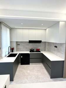 Juego de muebles de gabinete de madera hechos a medida con diseño moderno para Villas de alta gama. - Product Image 4