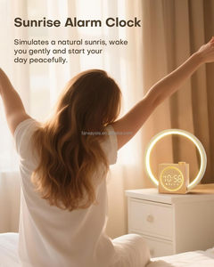 Máquina de Sonido Blanco con <span class=keywords><strong>30</strong></span> Sonidos Relajantes, <span class=keywords><strong>Despertador</strong></span> con Simulación de Amanecer para Dormitorios con Luz Nocturna Ambiental de 12 Colores - Product Image 6