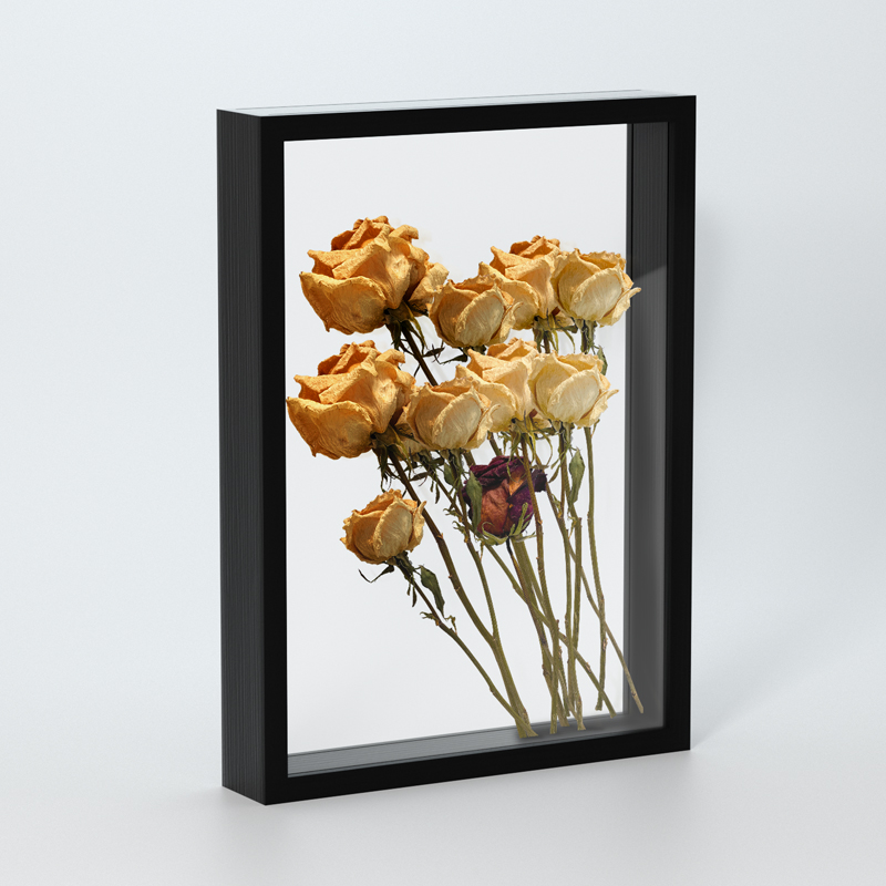 MDF Black White3d Wall Shadow Box Frame Shadow Box Frames Wholesale shake Shadow Box Frame con vetro