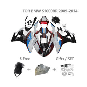 Carénages de moto personnalisés pour BMW S1000RR HP4 2009-2014 2010 2011 2012, kit de carénage complet, kit carrosserie ABS injecté B1012-109a - Product Image 1