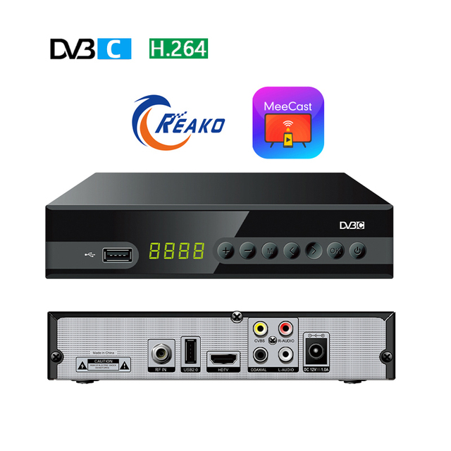 MeeCast DVB-C 1080P Dual Core Wi-Fi/LAN TV Box Receiver EPG CAS Support OEM/ODM Factory Set-Top Box for Superior TV Experience
