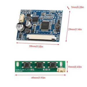 Carte mère du moniteur de recul de voiture - Écran LCD 5 pouces, carte de circuit imprimé prenant en charge les résolutions 480x272 / 800x480 HD - Product Image 2