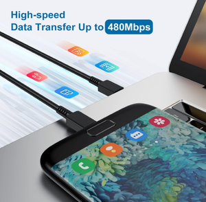 Chargeur de type <span class=keywords><strong>C</strong></span> Lot de 2 chargeurs muraux USB 25W PD Bloc de charge super rapide <span class=keywords><strong>C</strong></span>âble de téléphone Android de 6 pieds pour Samsung Galaxy - Product Image 4