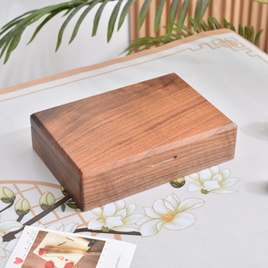 Black Walnut Solid Wood <b>Jewelry</b> <b>Storage</b> Case Vintage <b>Jewelry</b> Case Wholesale Exquisite <b>Jewelry</b> Case - Product Image 2