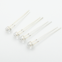 Détecteur de lumière visible, photodiodes, fournisseur de transistors personnalisés, diodes NPN en silicium, boîtier transparent avec lentille, capteur optique à trou