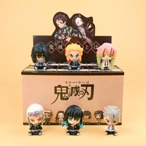 Figura de Anime Demon Slayer: Kimetsu no Yaiba, Kamado <span class=keywords><strong>Nezuko</strong></span>, Agatsuma <span class=keywords><strong>Zenitsu</strong></span>, Kanroji, Caja Misteriosa Sorpresa, Juguete Coleccionable, Gachapon, Caja de Huevos con Premios - Product Image 5