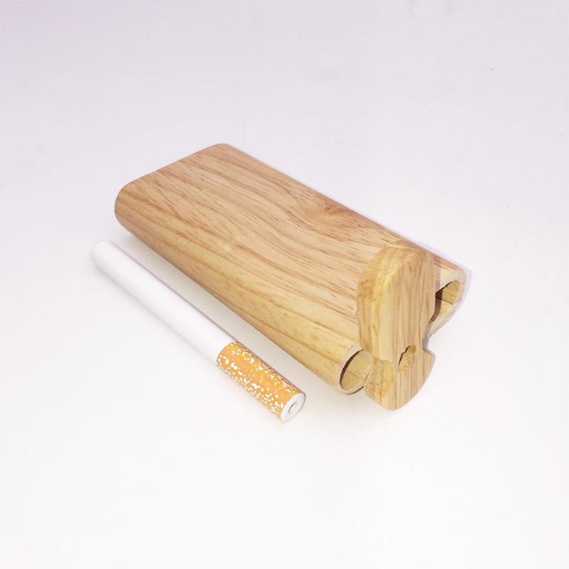 Оптовая продажа, новый стиль, деревянная сигаретная трубка, деревянный гиттер с алюминиевым покрытием