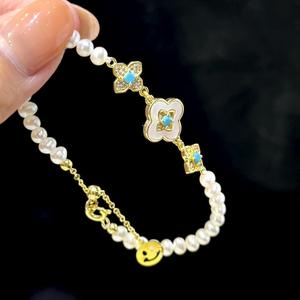 Nueva Pulsera de Cuentas con Flores de Estilo Retro Chino, Temperamento Exquisito, Diseño Único y Versátil, Personalidad Moderna - Product Image 5