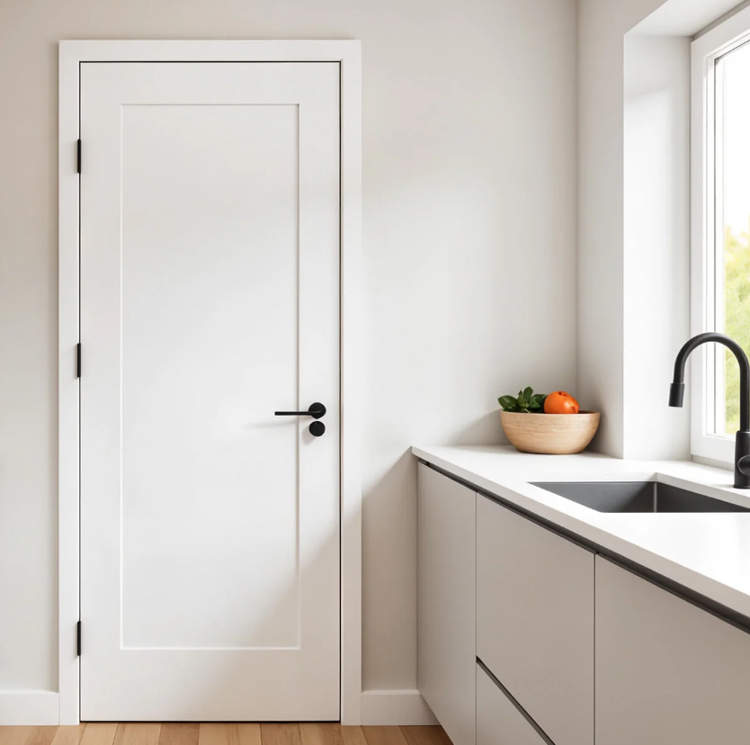 Porte intérieure MDF apprêtée 1 panneau