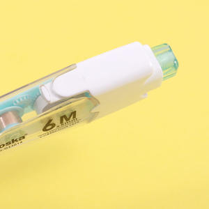Foska Papelería y útiles escolares Aplicador fácil de usar Carcasa de plástico colorida Cómoda cinta correctora estilo bolígrafo 6m - Product Image 4