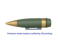 Nouveau design – Porte-stylo premium en forme de obus imprimé en 3D – Boîte de rangement créative pour bureau – Ornement sur le thème militaire