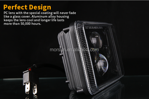 ไฟหน้า LED รุ่น MS-4686 ขนาด 4x6 นิ้ว สำหรับเปลี่ยนใส่รถบรรทุก Peterbilt Kenworth Freightinger <span class=keywords><strong>Ford</strong></span> Probe Chevrolet Oldsmobile Cutlass จำนวน 4 ชิ้น - Product Image 4