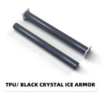 Película Protectora de TPU PPF Negra con Recubrimiento Cerámico NANO para Parabrisas Trasero, Tinte PPF de Alta Definición con Aislamiento Térmico