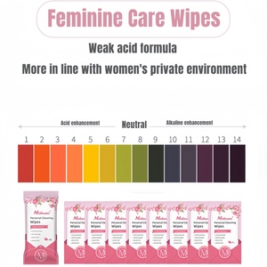 Best-seller Marque privée Lingettes de nettoyage <span class=keywords><strong>intime</strong></span> du vagin Lingettes humides à l'eau pour femmes sensibles bio - Product Image 3