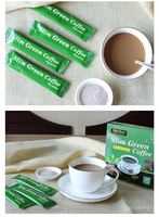 Caffè Verde Istantaneo per il Controllo del Peso, Stimolante Naturale del Metabolismo, Supporto per Bruciare i Grassi, Bevanda Dietetica per Modellare il Corpo