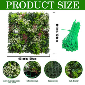 Gran oferta, pared <span class=keywords><strong>de</strong></span> plantas artificiales <span class=keywords><strong>de</strong></span> 100*100cm, verde Vertical para decoración <span class=keywords><strong>de</strong></span> interiores, pequeño árbol <span class=keywords><strong>de</strong></span> <span class=keywords><strong>Jade</strong></span> <span class=keywords><strong>DE</strong></span> LA SKVG100-Mao - Product Image 4