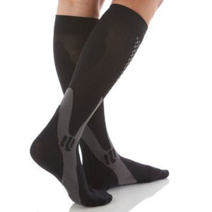 Calcetines de compresión deportivos, <span class=keywords><strong>medias</strong></span> de enfermería hasta debajo de la rodilla con logo en la parte inferior, previenen las venas varicosas - Product Image 5