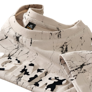 T-shirt Estiva da Uomo Casual 100% Cotone 180 Grammi a Maniche Corte, Maglia Business Stampata Digitalmente, Tinta Unita, Anti-Pilling, Vestibilità Regolare - Product Image 3