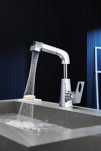 Robinet <span class=keywords><strong>de</strong></span> lavabo extractible <span class=keywords><strong>haut</strong></span> <span class=keywords><strong>de</strong></span> <span class=keywords><strong>gamme</strong></span> HONGDEC avec affichage numérique, hauteur réglable, pour salle <span class=keywords><strong>de</strong></span> bain - Product Image 5