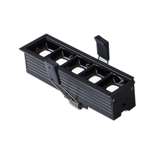Difusor de Luz lineal LED esmerilado empotrado 5W 10W 15W 20W 30W 40W 45W Luz de matriz LED Blanco mate y negro mate - Product Image 4