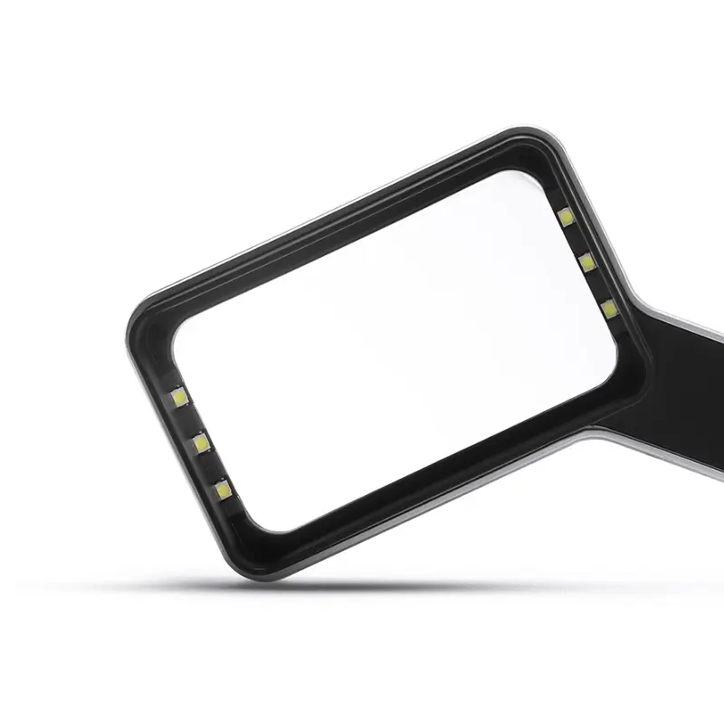 Best Seniors Reading Book Magnifying Glass with Light, 2.5X Handheld Large Magnifying Glass, 6 LED Illuminated Lighted Magnifier