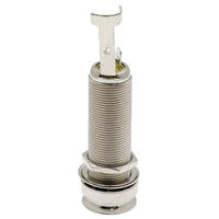 HAO PJ-669 Câbles patch mono audio TS femelle 1/4 pouce (6,35 mm) à monter sur panneau, avec fiche téléphonique en laiton 1P pour guitare