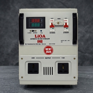 Régulateur de tension automatique AC 3000VA LiOA DRII 3000 II monophasé avec transformateur en cuivre, amplificateur de puissance pour l'électronique domestique - Product Image 1