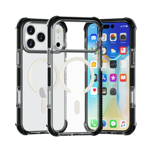 เคสแม่เหล็กสีสันสดใสสำหรับ iPhone 18 Pro Max ฝาหลังอะคริลิกใสสำหรับ iPhone 18 Pro, 17 Pro Max, 16, 15 - Product Image 3