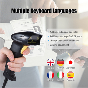 Bán buôn cho bluetooth không dây cầm tay 2D mã vạch QR Máy Quét Mã Vạch giao diện USB lector de codigo de barras trong kho - Product Image 2