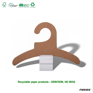 Percha <span class=keywords><strong>de</strong></span> Cartón Biodegradable Ecológica Personalizada para Ropa, Zapatos y Bolsos <span class=keywords><strong>de</strong></span> Perro, <span class=keywords><strong>de</strong></span> un Solo Nivel - Product Image 3