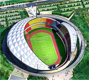 Qianxi de estructura de acero de estadio techo <span class=keywords><strong>edificio</strong></span> con elevación de instalación - Product Image 6