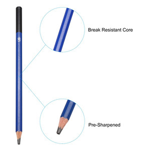 NOVISON Custom Logo Wood Body Black Lead <b>Drawing</b> Graphite Sketch Pencil for Artists Beginners with 5H to 8B Grades - Product Image 3