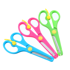 Forbici colorate in plastica di sicurezza per bambini strumenti di attività di <span class=keywords><strong>disegno</strong></span> artistico per bambini - Product Image 4