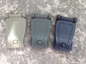 คลิปสายรัดพลาสติก Webbing แคลมป์วงคลิปสลิปกันชน Carabiner พับเชื่อมต่อล็อคกระเป๋าเป้สะพายหลังยุทธวิธี M Olle หัวเข็มขัด - Product Image 2