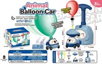 Voiture à ballons animaux, lanceur de ballons en latex à pression manuelle, pompe à air pour véhicule, jouet de fête promotionnel