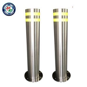 Capuchons de borne décoratifs d'extérieur en acier inoxydable 304 avec design bombé, diamètre 219 mm, réfléchissants, homologués M40 pour l'impact lumineux - Product Image 2