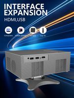 JY535 400Ansi Proyektor Portabel Pintar AutoFokus 4K TV Stick Android Proyektor Siang Hari Home Theater Auto Keystone Proyektor Pintar Beamer