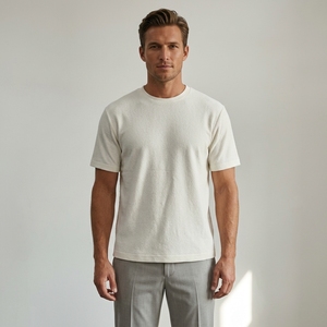 <span class=keywords><strong>Svan</strong></span> Pull en tricot à manches courtes de haute qualité pour homme, conception OEM et ODM, pull slim en tricot - Product Image 3