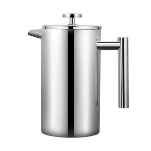 French Press Coffee Maker 304 Stainless Steel Double Wall Insulated Household Brew Pot For Coffee Tea Milk - Product Image 2