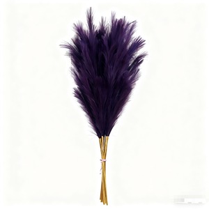 15 <span class=keywords><strong>Rami</strong></span> di Erba della Pampa Artificiale in Seta, Steli di Canna Finta a Lunga Durata per Matrimoni, Halloween, Decorazioni per la Casa, Oggetti di Scena Fotografici e Esposizioni per Centri Commerciali - Product Image 4