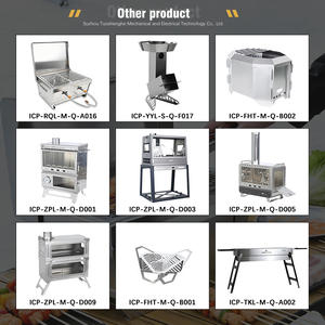 Parrilla de Gas de Mesa Ligera de Acero Inoxidable, Desplegable, Barbeku, Miniparrilla, para Viajes, Picnic, Vida al Aire Libre - Product Image 4