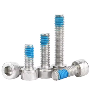 Tornillo de Cabeza Hexagonal Larga con Rosca Interna Nylock, Acero Inoxidable ANSI AISI SS 304 316 316L A2 A4 70 80 - Product Image 5