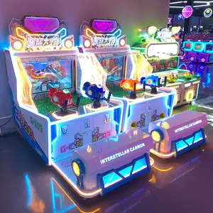 Máquina de juego de arcade para niños que funciona con monedas de alta calidad Banana Land, máquina de videojuegos de tiro en agua para centro de juegos de interior