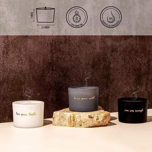 New Style Luxury Gift Wholesale 100% Natural Soy Scented Candle <b>Set</b> with Premium <b>Essential</b> <b>Oils</b> Relax Gift <b>Sets</b> for Women - Product Image 4